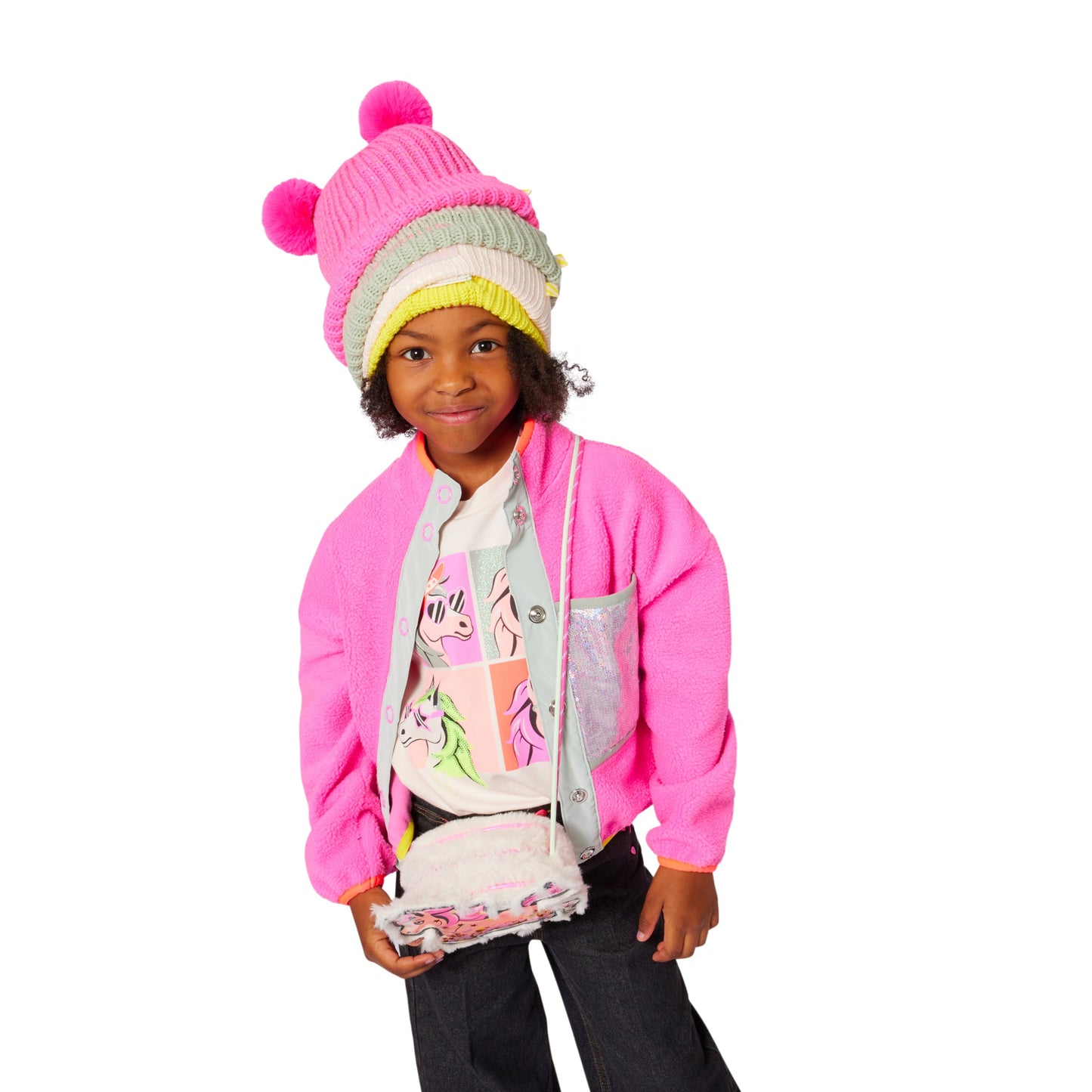 Kuscheljacke pink Mädchen