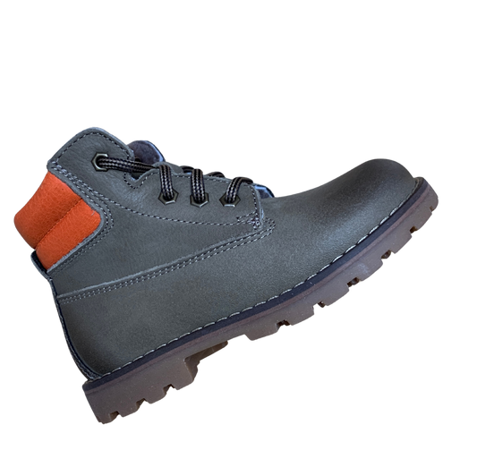 Winterstiefel Lammfell, orange