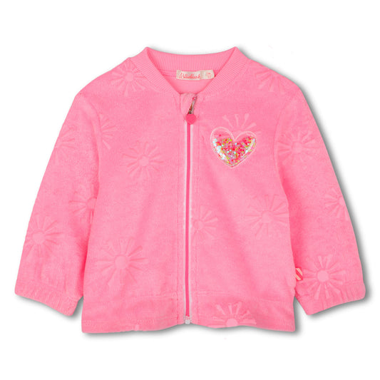 Frottee-Jäckchen pink Billieblush